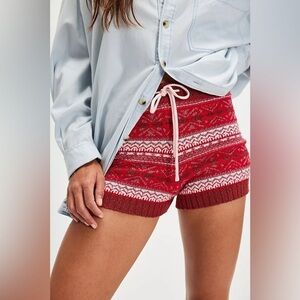 Free People Holly Fairisle Shorts